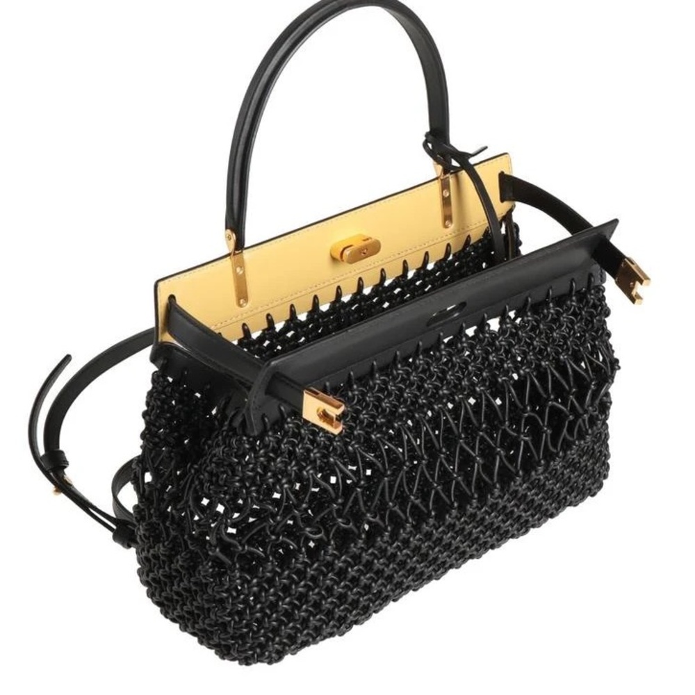 Tory Burch Lee Radziwill Knotted Leather Bag - Picture 8 of 15